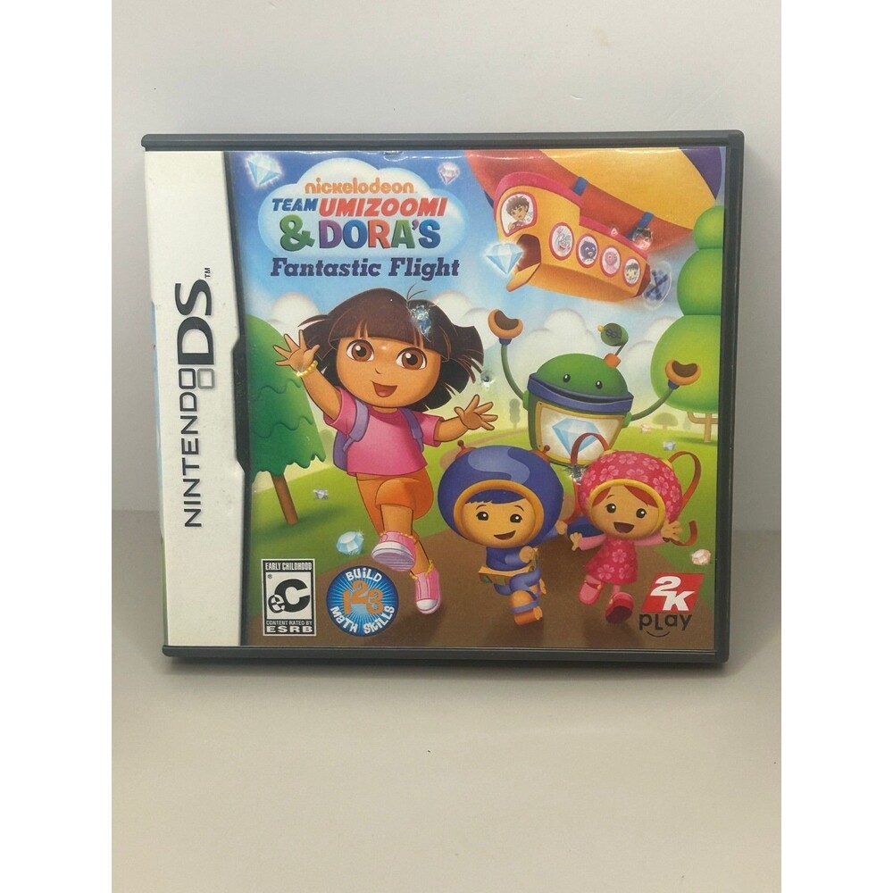 Team Umizoomi Dora Fantastic Flight Nintendo DS Case Only NO GAME